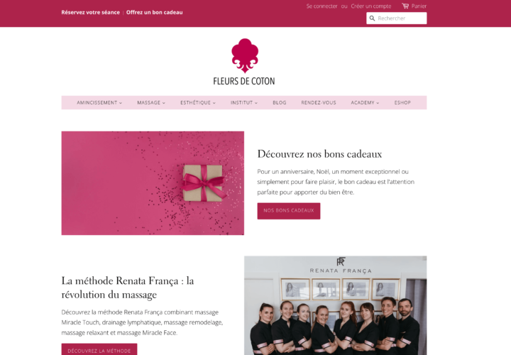 Maison fleurs de coton